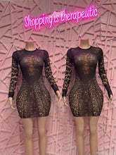 Load image into Gallery viewer, Animal print dress (short)
