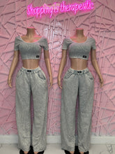 Load image into Gallery viewer, Baddie dept jogger set
