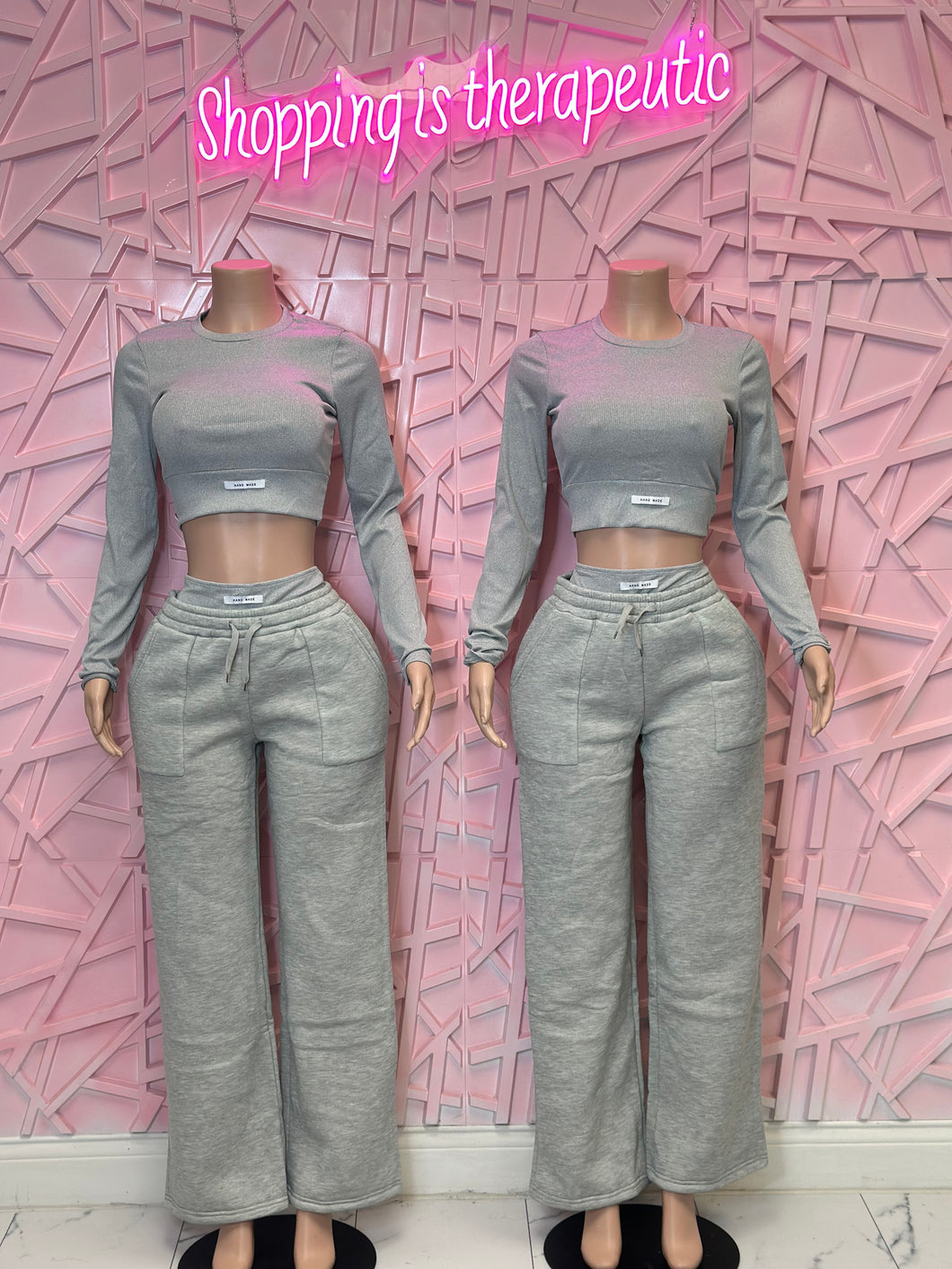 Hand made sweat pants set