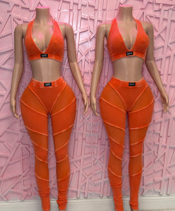 Orange soda set