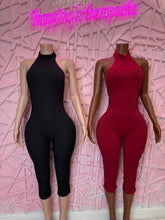 Load image into Gallery viewer, Backless Capri Romper
