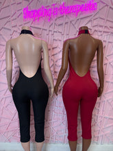 Load image into Gallery viewer, Backless Capri Romper
