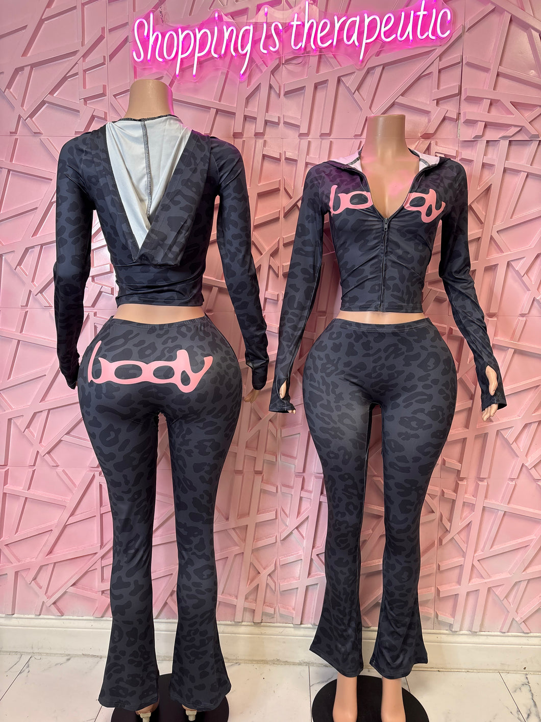 Body 2pc Set (cheetah print)
